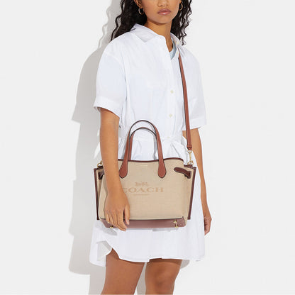 C-O-A-C-H CROSSBODY BAG CH189  BEIGE&BROWN FOR WOMEN