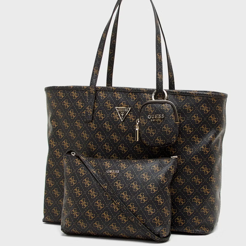 G-U-E-S-S SHOULDER BAG BROWN FOR WOMEN