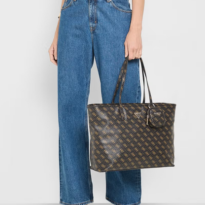G-U-E-S-S SHOULDER BAG BROWN FOR WOMEN