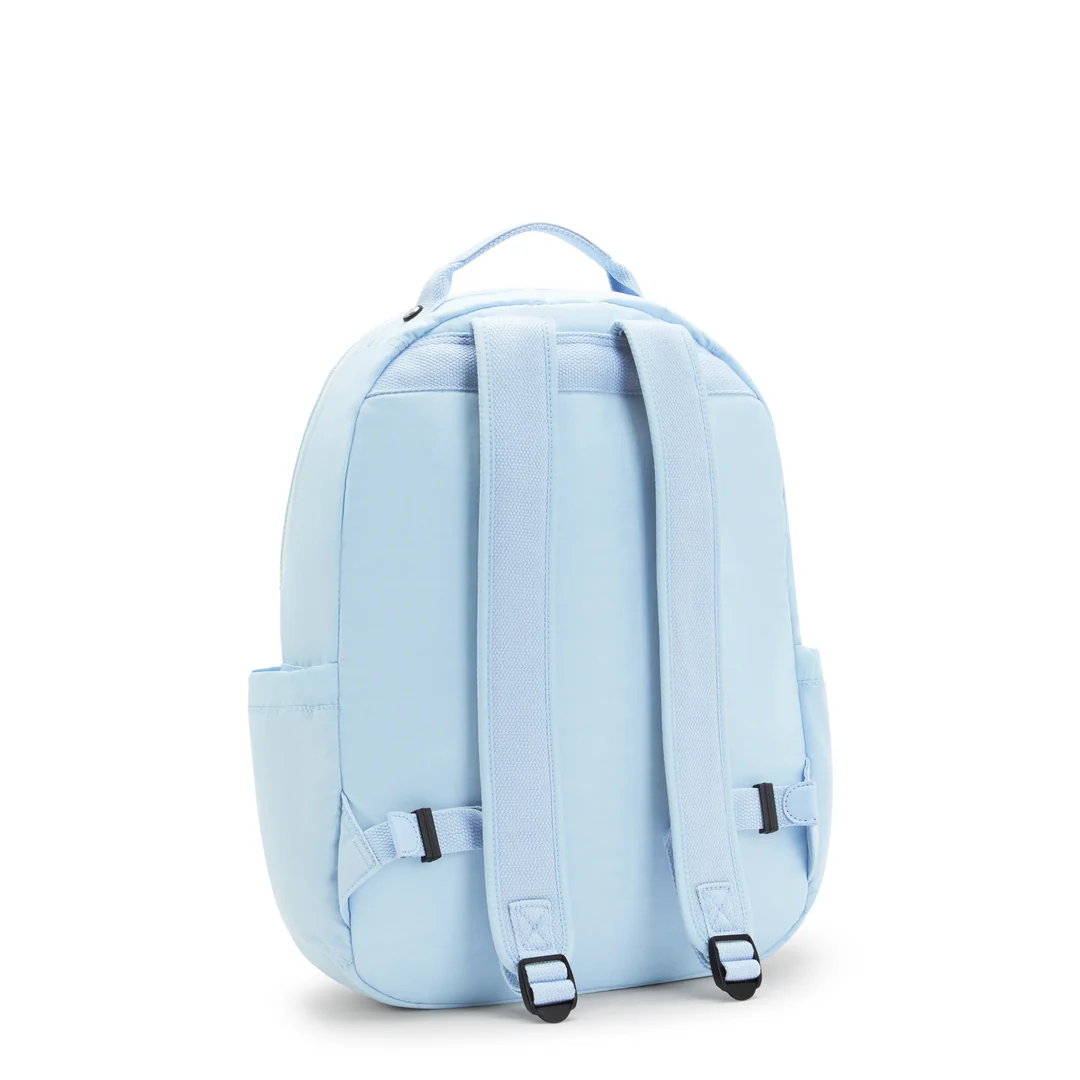 K.I.P.L.I-N.G BACKPACK KI5210 METALLIC SILVER  SPLICING