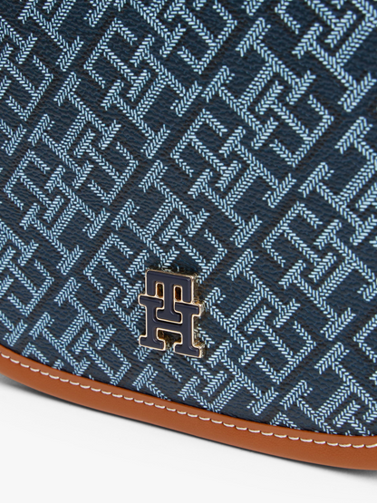 T.O.M-M.Y H.I.L.F-I.G.E.R CROSSBODY BAG HAVAN&BLUE MONOGRAM (Space Blue) FOR WOMEN