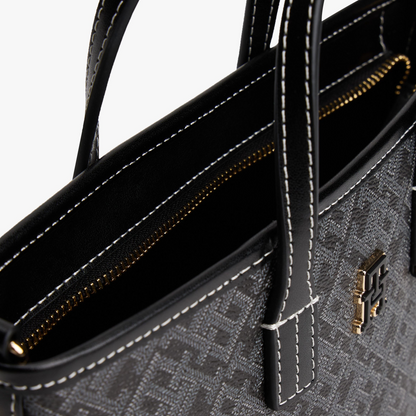 T.O.M-M.Y H.I.L.F-I.G.E.R CROSSBODY BAG BLACK MONOGRAM FOR WOMEN