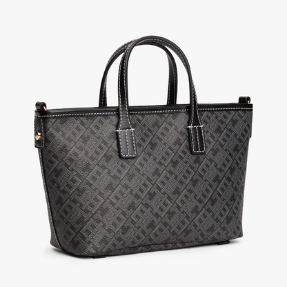 T.O.M-M.Y H.I.L.F-I.G.E.R CROSSBODY BAG BLACK MONOGRAM FOR WOMEN