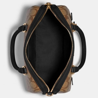 C-O-A-C-H CROSSBODY BAG F83607 HAVAN MONOGRAM&BLACK FOR WOMEN