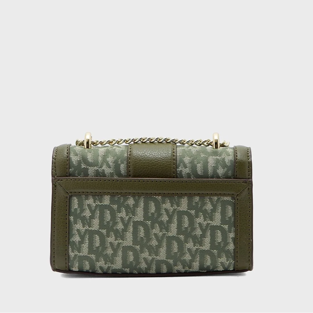 D-K-N-Y CROSSBODY BAG GREEN MONOGRAM FOR WOMEN