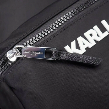 K.A-R.L L.A.G.E-R.F.E.L.D BACKPACK BAG BLACK