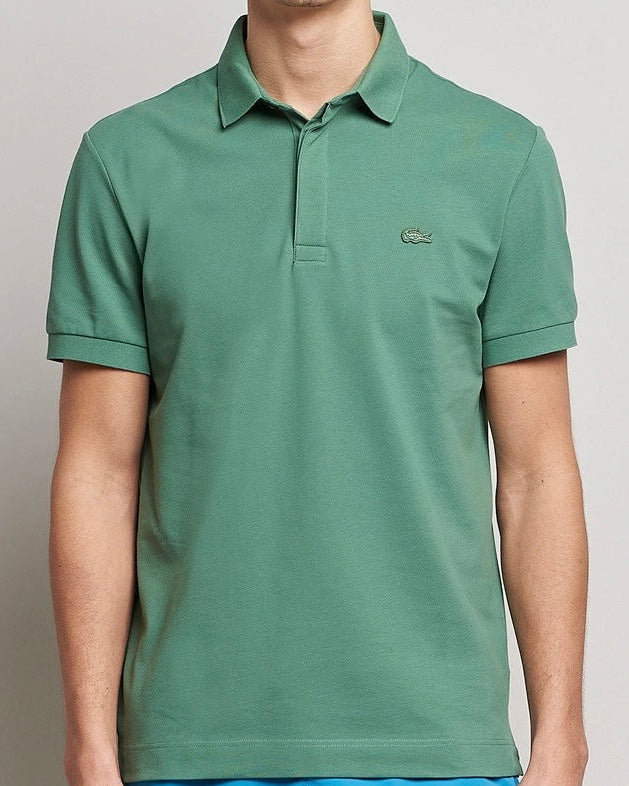 L.a.C.O-S.T.E P.O.L.O shirt Slim Fit Paris Stretch Pique Polo Shirt Light Green/Blue/Green/Purple/Light Blue