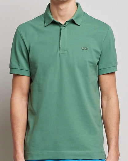 L.a.C.O-S.T.E P.O.L.O shirt Slim Fit Paris Stretch Pique Polo Shirt Light Green/Blue/Green/Purple/Light Blue/Navy Blue