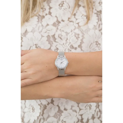 G-U-E-S-S WATCH W0647L1 SILVER FOR WOMEN
