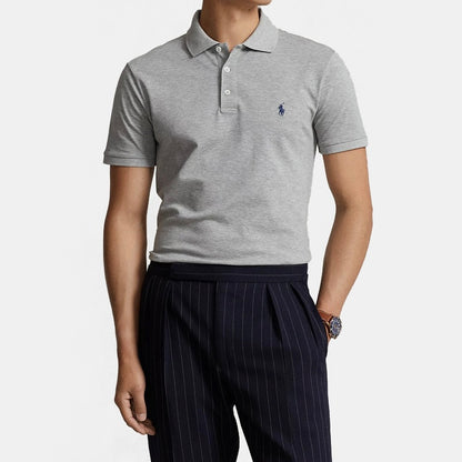 P.o-L.O R.A-L.P.H L.A.U-R.E.N Mesh Polo Shirt Custom Slim Fit  Newport