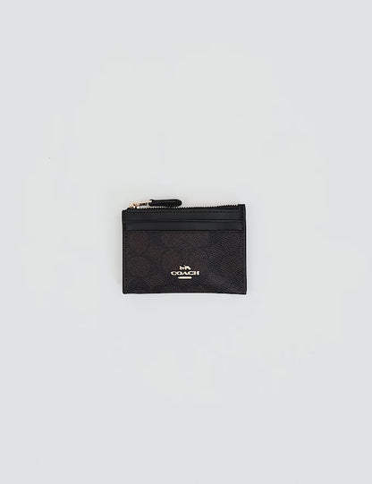 C-O-A-C-H CARDHOLDER F88208 BROWN&BLACK MONOGRAM FOR WOMEN