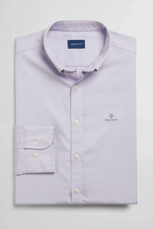 G.a.N-T. Regular Fit Shirt Long Sleeves Pale Purple