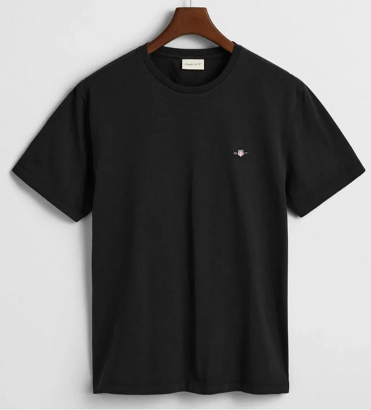 G.a-n.t Reg Shield SS t-shirt White/Black