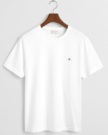 G.a-n.t Reg Shield SS t-shirt White/Black