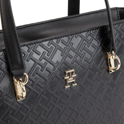 T.O.M-M.Y H.I.L.F-I.G.E.R TOTE BAG BLACK FOR WOMEN