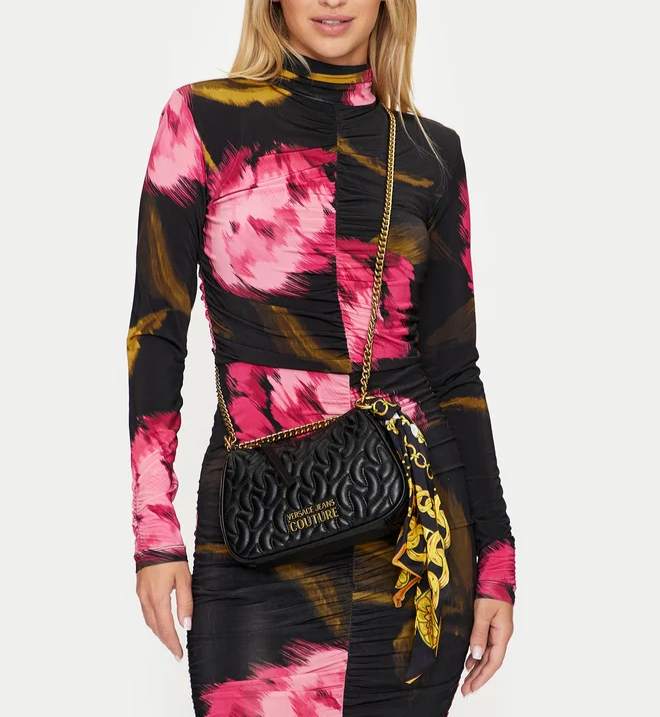 V-E-R-S-A-C-E J-E-A-N-S C-O-U-T-U-R-E CROSSBODY BAG